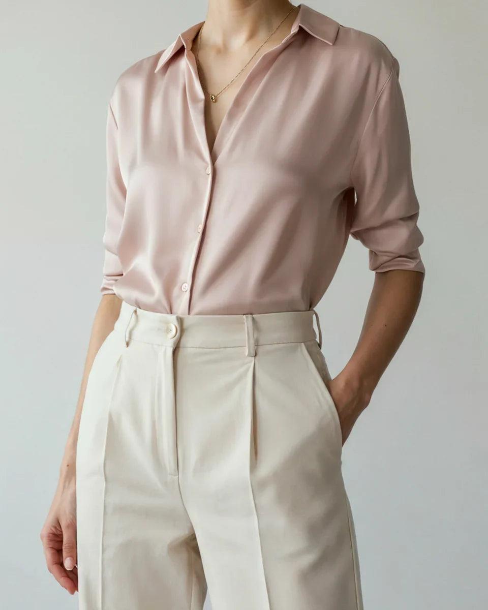 Vernier Éclat Satinbluse