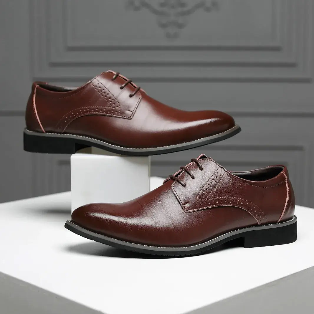Zapatos de vestir con punta de ala Roma - Piel sintética de primera calidad